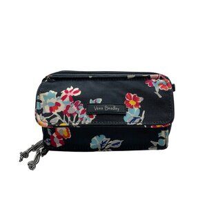 Vera Bradley Navy Floral Lighten Up All In One Crossbody